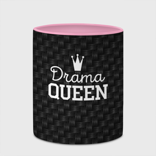 Кружка с полной запечаткой Drama Queen, цвет белый + розовый - фото 4