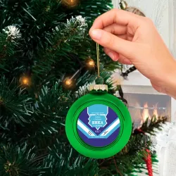 Ёлочный шар стеклянный/пластиковый Сладкая Вика - фото 2