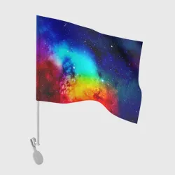 Флаг для автомобиля Grunge color