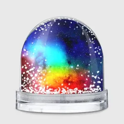 Игрушка Снежный шар Grunge color