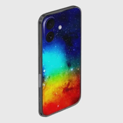 Чехол для iPhone 16 силиконовый с защитой камеры Grunge color - фото 2