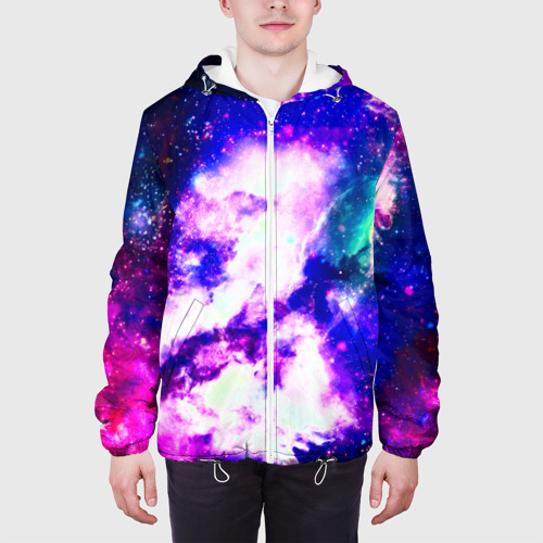 Мужская куртка 3D Галактика, цвет 3D печать - фото 4