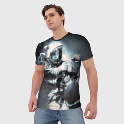 Мужская футболка 3D Гагарин 5 - фото 2