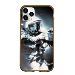 Чехол для iPhone 11 Pro Max матовый Гагарин 5