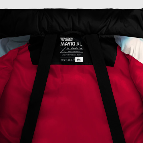 Женская зимняя куртка Oversize Гагарин 5, цвет красный - фото 7