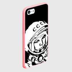 Чехол для iPhone 5/5S матовый Гагарин 9 - фото 2