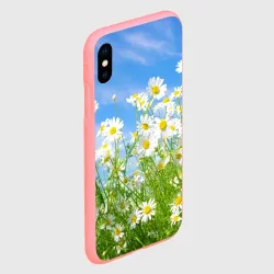 Чехол для iPhone XS Max матовый Ромашки - фото 2