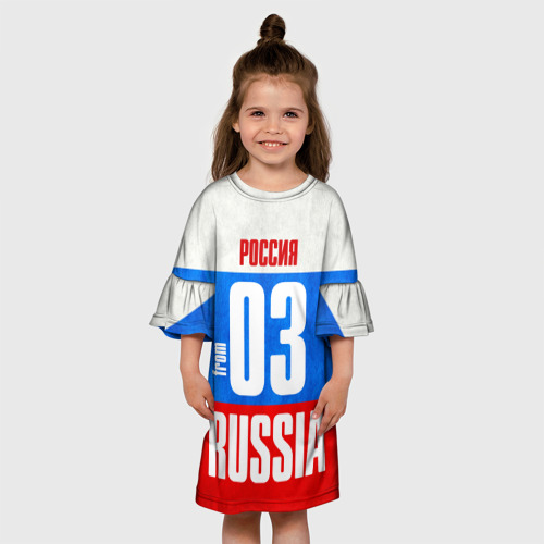Детское платье 3D Russia (from 03), цвет 3D печать - фото 4
