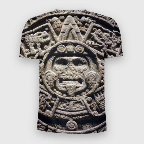 Мужская футболка 3D Slim Календарь ацтеков, цвет 3D печать - фото 2
