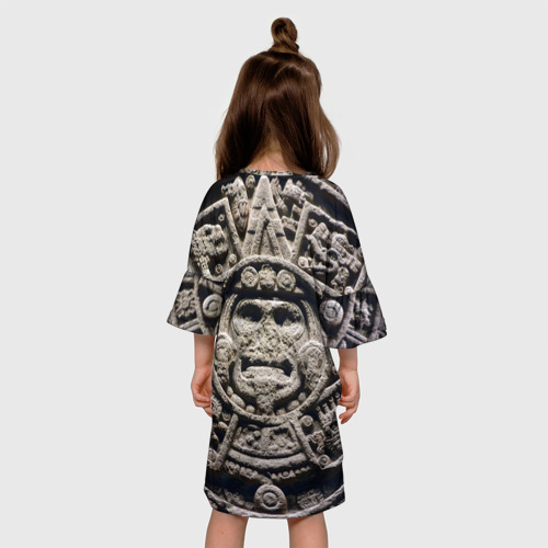 Детское платье 3D Календарь ацтеков - фото 5