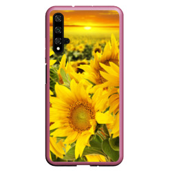 Чехол для Honor 20 Подсолнухи