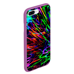 Чехол для iPhone 7Plus/8 Plus матовый Разноцветные разводы - фото 2