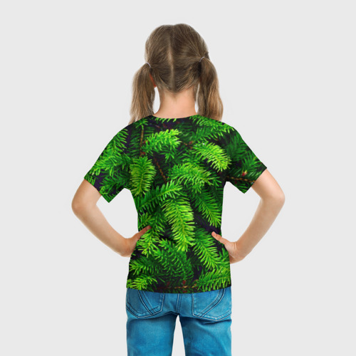Детская футболка 3D Ёлка, цвет 3D печать - фото 6