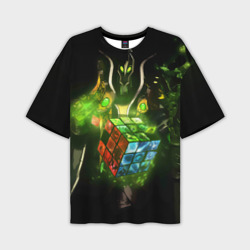 Мужская футболка oversize 3D Рубик
