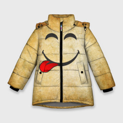 Зимняя куртка для девочек 3D Мы на позитиве (L)