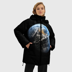 Женская зимняя куртка Oversize Земля - фото 2