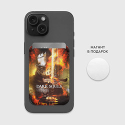 Картхолдер Magsafe магнитный Dark souls knight of fire - фото 2
