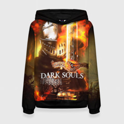 Женская толстовка 3D Dark souls knight of fire