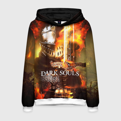 Мужская толстовка 3D Dark souls knight of fire