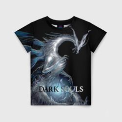 Детская футболка 3D Dark souls Sith dragon