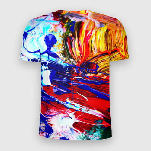 Мужская футболка 3D Slim Краска, цвет 3D печать - фото 2