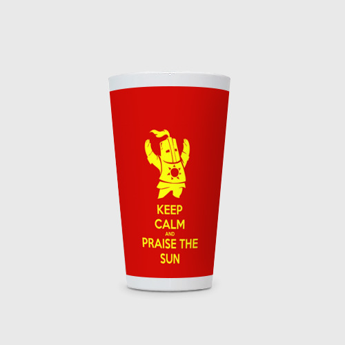 Кружка Латте Keep calm and praise the sun - фото 2