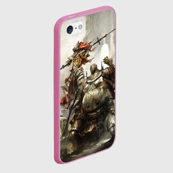 Чехол для iPhone 5/5S матовый Dark souls knights - фото 2