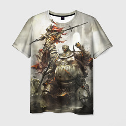 Мужская футболка 3D Dark souls knights