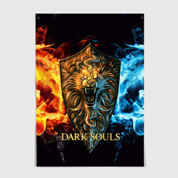 Постер Dark souls - lion