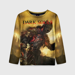 Детский лонгслив 3D Dark souls knight of fire