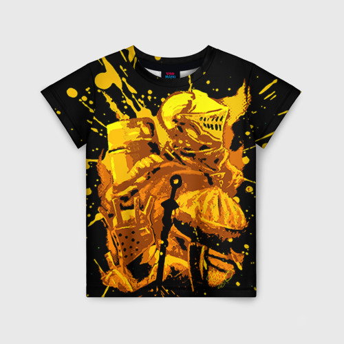 Детская футболка 3D Dark souls knights, цвет 3D печать