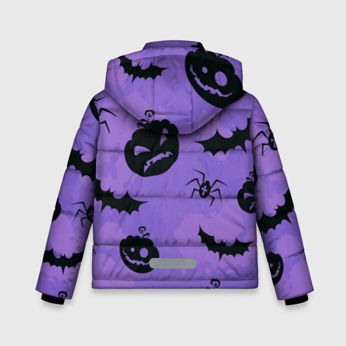 Зимняя куртка для мальчиков 3D Хэллоуин, цвет черный - фото 2