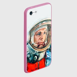Чехол для iPhone 5/5S матовый Гагарин - фото 2