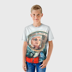 Детская футболка 3D Гагарин - фото 2