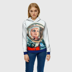 Женская толстовка 3D Гагарин - фото 2