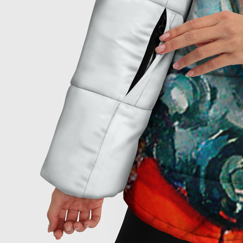 Женская зимняя куртка Oversize Гагарин, цвет светло-серый - фото 6