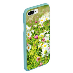 Чехол для iPhone 7Plus/8 Plus матовый Полевые цветы - луговые  - фото 2