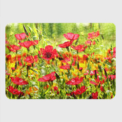 Картхолдер с принтом Полевые цветы - маки - фото 2
