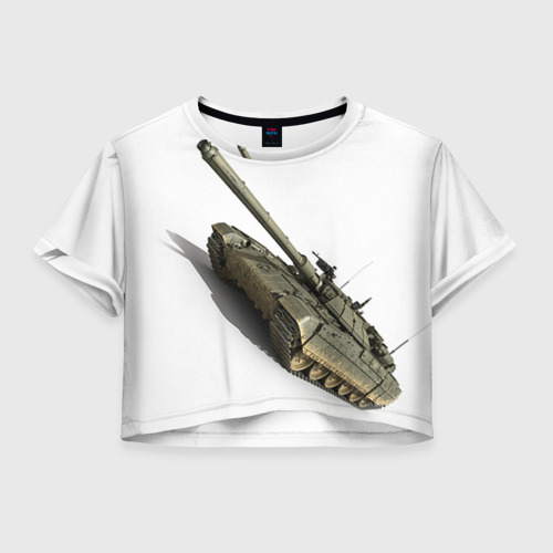 Женская футболка Crop-top 3D Армата 2 Фото 01 Женская футболка Crop-top 3D Армата 2 Фото 01