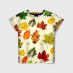 Осень – Детская футболка 3D с принтом купить со скидкой в -33%