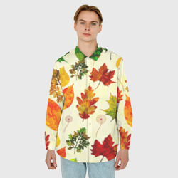 Мужская рубашка oversize 3D Осень - фото 2