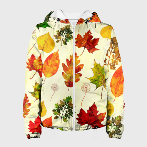 Женская куртка 3D Осень, цвет белый