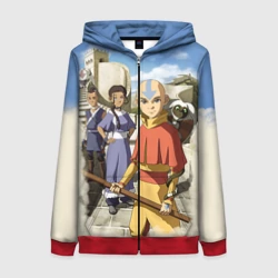 Женская толстовка 3D на молнии Легенда об Аанге