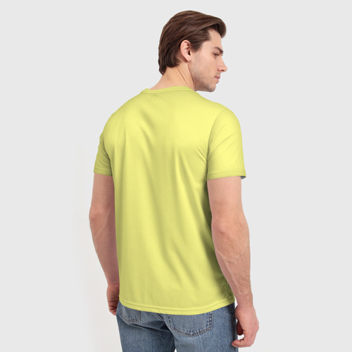 Мужская футболка 3D с принтом Мишки, вид сзади #2