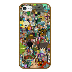 Чехол для iPhone 5/5S матовый Futurama