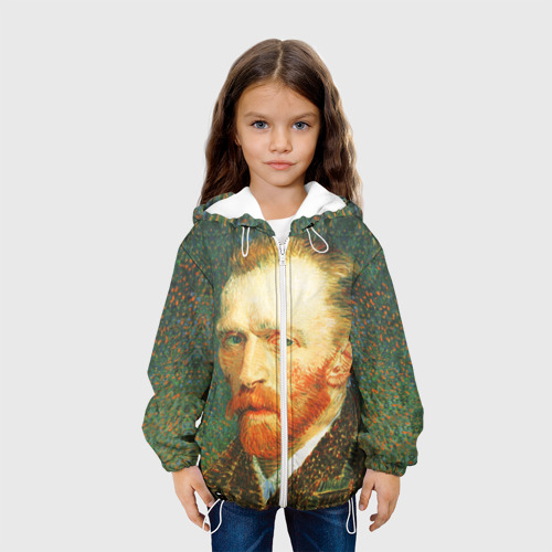 Детская куртка 3D Ван Гог, цвет белый - фото 4
