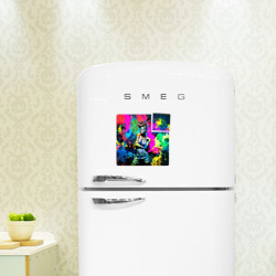 Магнитный плакат 3Х3 Боди-арт девушка модель - фото 2