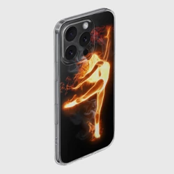 Чехол для iPhone 16 Pro Max силиконовый с защитой камеры Фитнес - фото 2