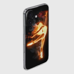 Чехол для iPhone 16 силиконовый с защитой камеры Фитнес - фото 2