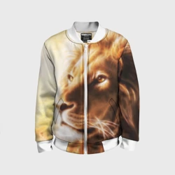 Детский бомбер 3D Лев